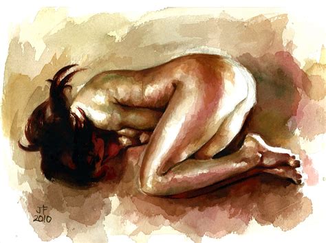 Watercolor Nude 43 Another Watercolor Nude Again More Det Flickr