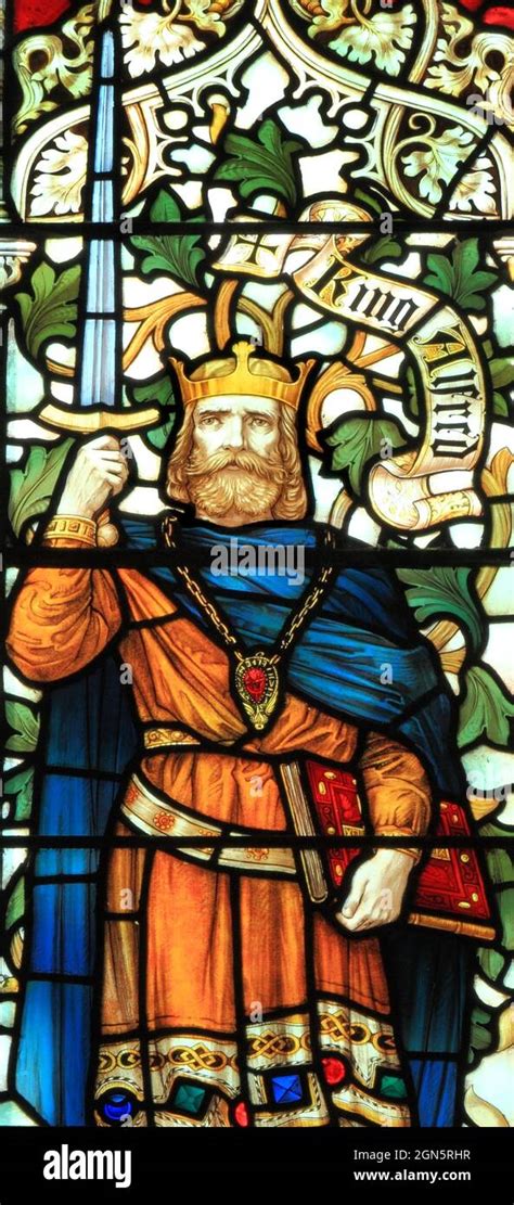 King Alfred The Great Of Wessex King Of West Saxons King Of Anglo