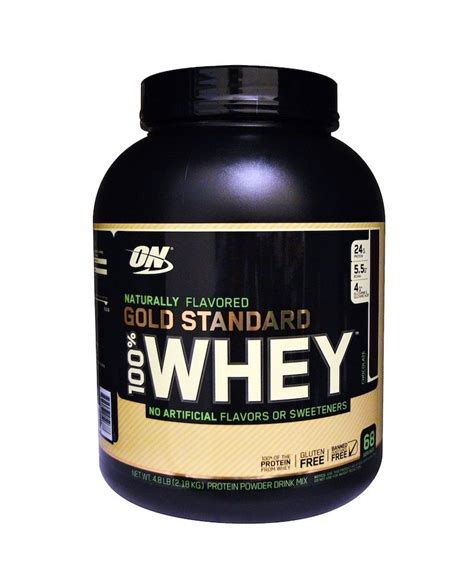Stir, shake or blend for 30 seconds or until dissolved. Optimum Nutrition, Gold Standard, Natural 100% Whey, 4.8 Lb (2.18 Kg) | Zone Nutrition
