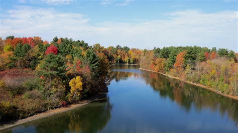 The Rideau River Viewed From The Hunt Club Bridge In Ottaw Flickr