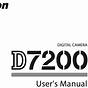 Nikon D7200 Owners Manual