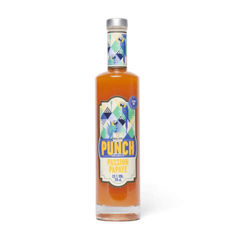 Bouteille De Punch Planteur Papaye Passion