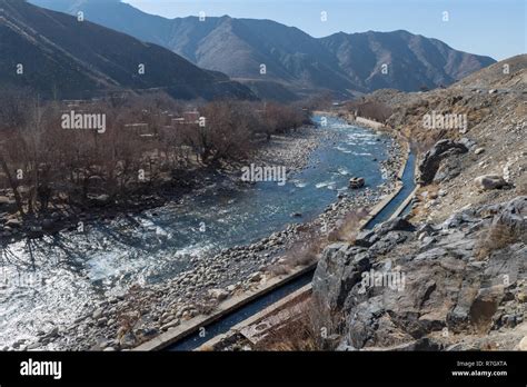 View Of Panjshir Valley Panjshir Province Afghanistan Stock Photo Alamy