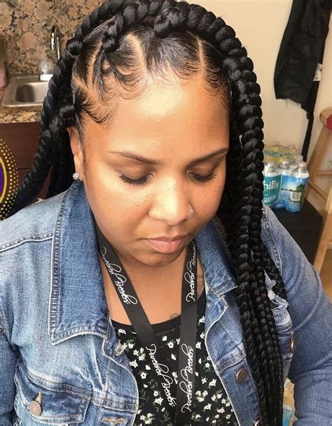 Pin By J Leisa Chambers On Hairstyles Big Box Braids Hairstyles Braided Hairstyles Updo Hair