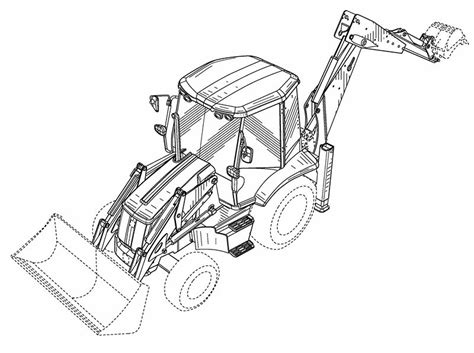 Front End Loader Drawing at GetDrawings | Free download