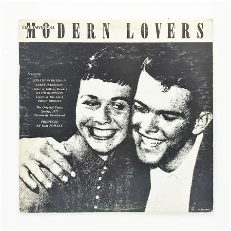 The Modern Lovers The Original Modern Lovers 1981 Mohawk Records U