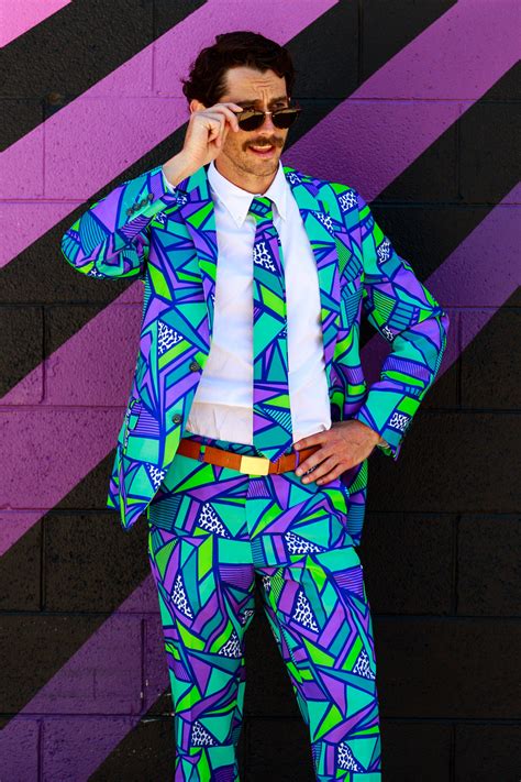 Neon Rave Suit For Men The Le Tootski