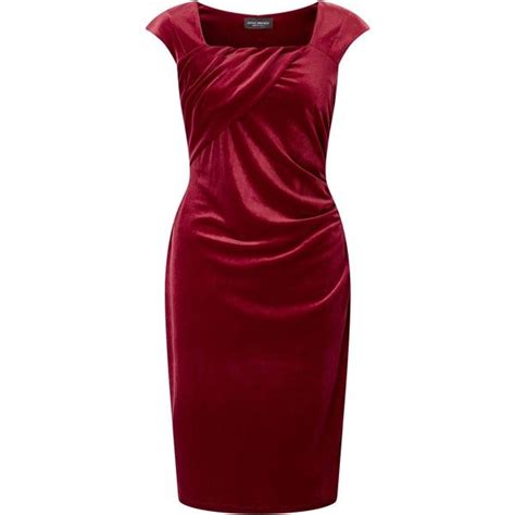 james lakeland side ruched velvet dress 73 liked on polyvore featuring dresses clearance