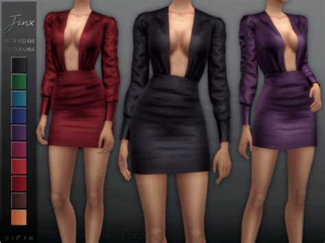 Robe Jinx Sims 4 Mods Clothes Sims 4 Sims