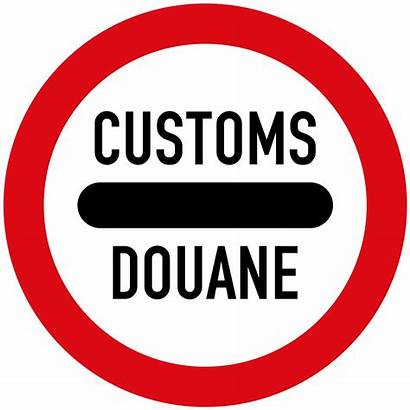 Customs Svg Sign Convention Vienna Road Duty