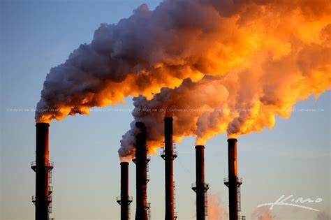 Global Warming From Factory Smoke Stack Pollution Captaink Flickr