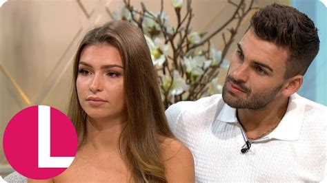 love island s zara and adam reveal how they ve been targeted by online trolls lorraine youtube