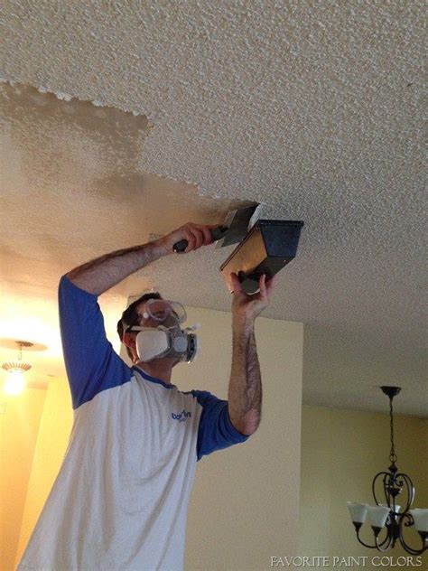 One trick to removing popcorn ceilings is having the right tool for the job. How We Removed Our Popcorn Ceilings and Added Texture ...