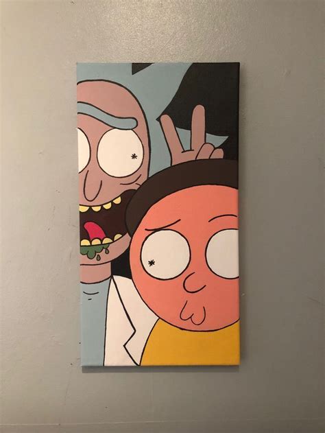 Rick And Morty Duo Canvas My Pop Culture Art Art Canvas Culture Duo