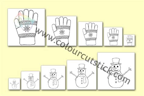 Colour Cut Stick Free Colouring Activities