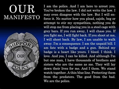 Law Enforcement Quotes Quotesgram
