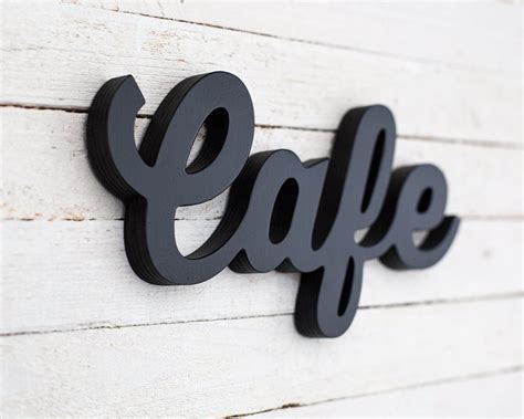 Cafe Wooden Sign Coffee Bar Sign Resturant Signs Etsy