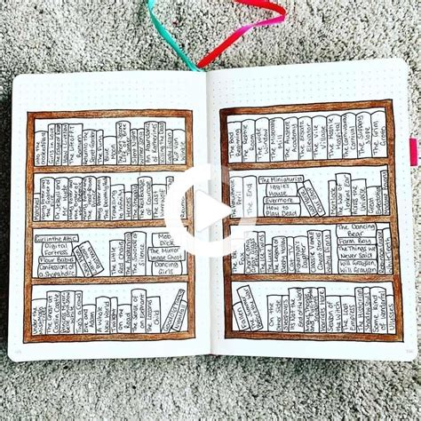35 Creative Book And Reading Trackers For Your Bullet Journal In 2020