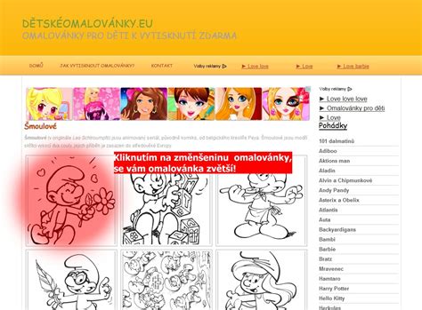 Dětskéomalovánky.eu Jak vytisknout omalovánky?