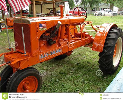 Antique Allis Chalmers Tractor Editorial Photo Image Of