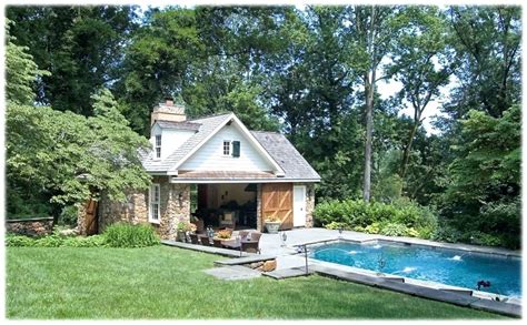 from dawna jones design via houzz. Home Elements And Style Outdoor Pool House Ideas Building ...