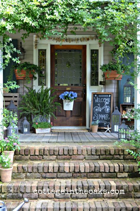 Though only a cottage, southern charm and hospitality abound in big ways! Summer Front Porch 2013 | Summer front porches, Cottage ...