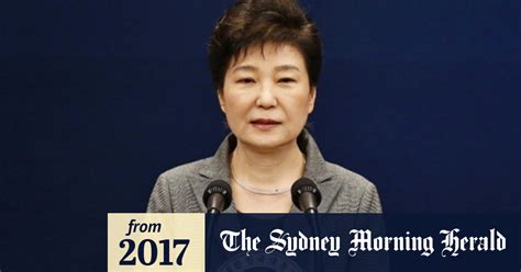 South Korean President Park Geun Hye Denies Wrongdoing In Political Scandal