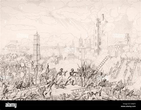 The Taking Of Ratisbon During The Battle Of Ratisbon Aka The Battle Of