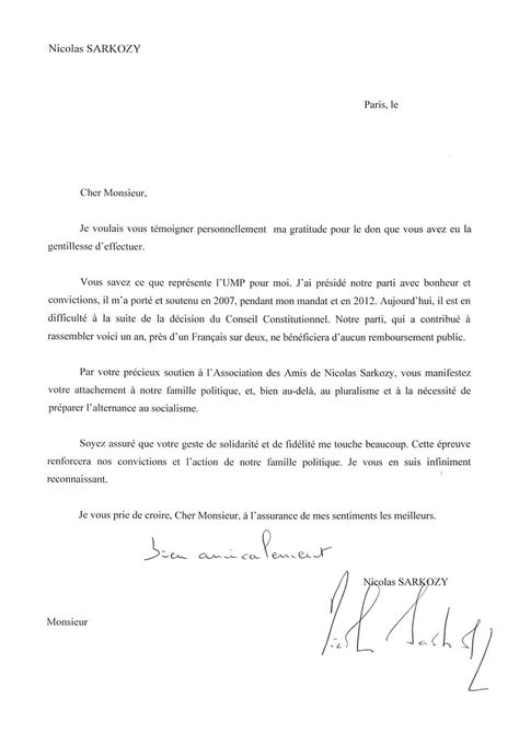 Exemple De Lettre De Remerciement Au Maire