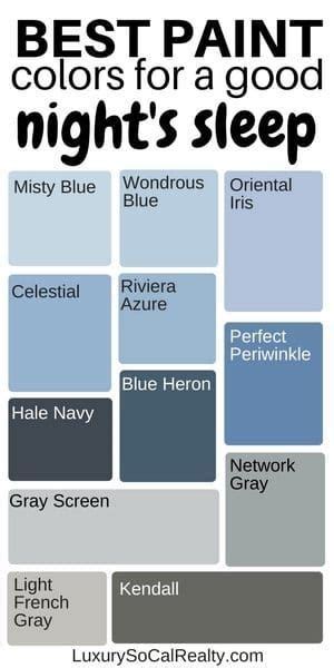 What Colors Make You Sleep Better Best Bedroom Colours
