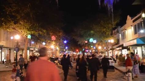 Winter Park Christmas Lights And Ornaments On Park Avenue Youtube