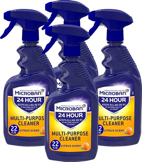 Microban Disinfectant Spray 24 Hour Sanitizing And