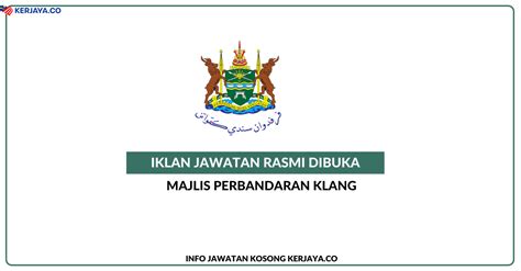 Pegawai teknologi maklumat gred f41 3. Jawatan Kosong Terkini Majlis Perbandaran Klang • Kerja ...