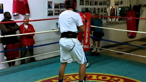 Juan Laportes Boxing Gym Sparring Match Youtube