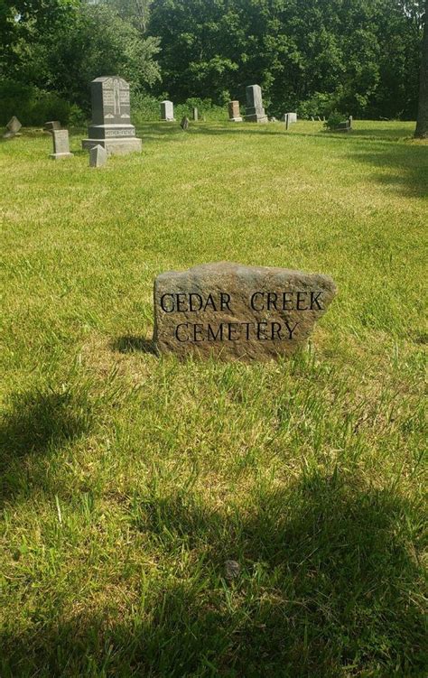Cedar Creek Cemetery In Illinois Find A Grave Cemetery