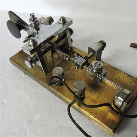 Telegraph Key Vintage 1930s Custom Made Vibroflex Components