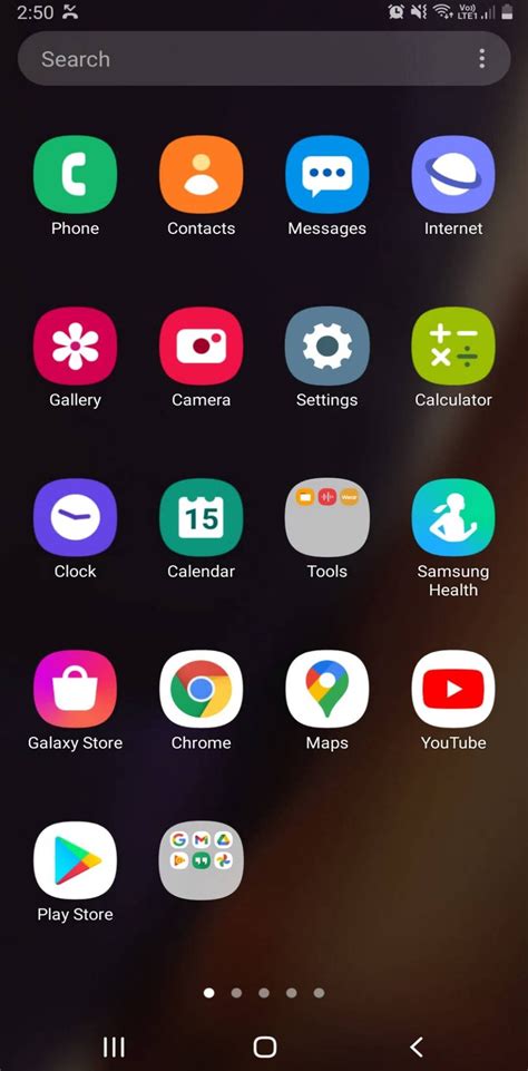 Changing Grid Size Number Of App Icons Displayed Samsung Members