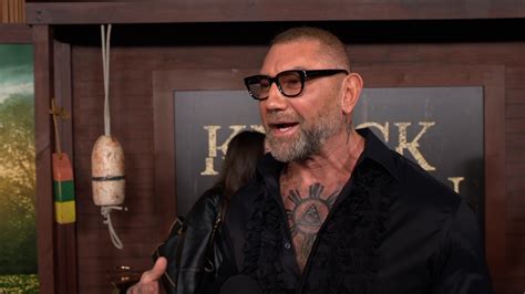 Knock At The Cabin World Premiere Dave Bautista Interview Celebrity Wire