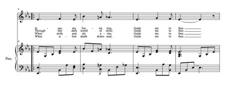 Guide Me To Thee 101 Enhanced Piano Accompaniment Score Hamilton