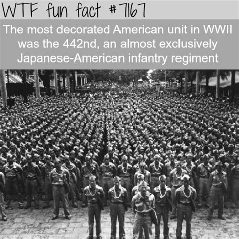 Most Decorated American Unit Wtf Fun Fact Wtf Fun Facts Fun Facts