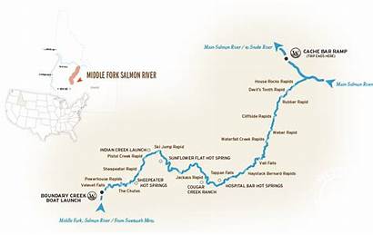 Salmon Fork River Middle Map Horizontal Main