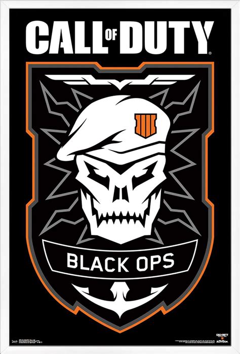 Call Of Duty Black Ops 4 Logo Poster Walmart Walmart