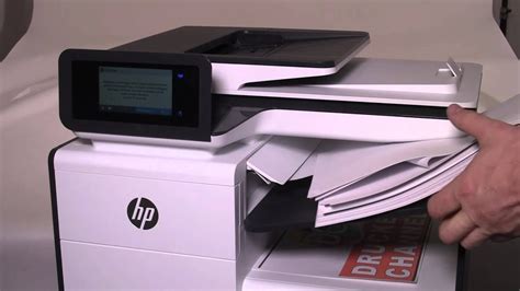 Each color cartridge provides roughly 3,000 colour prints before the need for replacement and roughly 3,500 monochrome prints for the black cartridge. HP Pagewide Pro 477dw Paperjam / Papierstau - YouTube