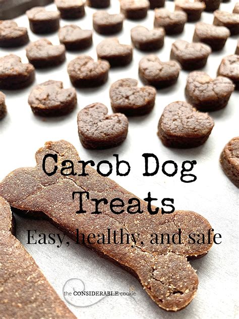 Carob Dog Treats The Considerable Cookie Recipe Healthy Dog