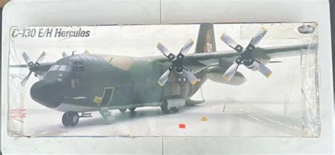 1984 Testors C 130 Eh Hercules Transport Aircraft Model Kit 594 148