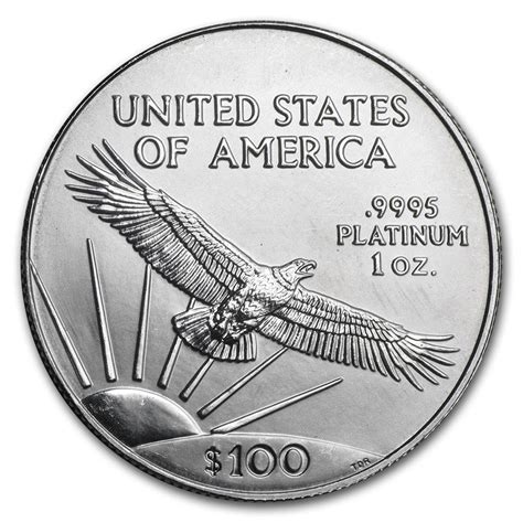 2001 1 Oz Platinum American Eagle Coins In Uncirculated Condition