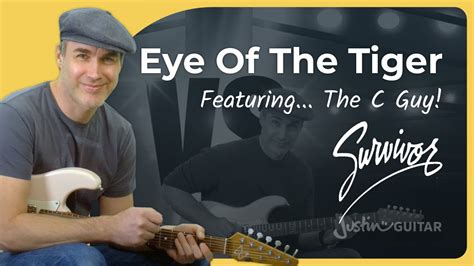 Eye Of The Tiger Guitar Lesson Survivor Youtube