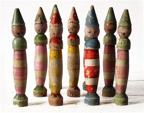 1930 Bowling Pins In The Shape Of Clowns Listing