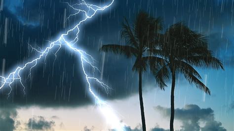 Tropical Thunderstorm Sounds For Sleep Thunder And Rain White Noise