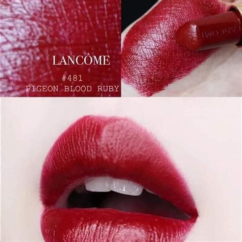 Son Lancome Labsolu Rouge Ruby Cream Limited Edition 481 Pigeon
